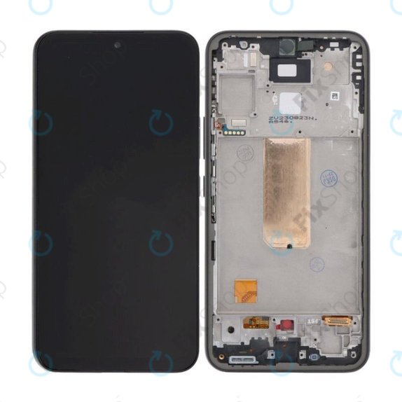 дисплей за Samsung A54 5G A546B, Тъчскрийн и рамка, черен, Black, TFT