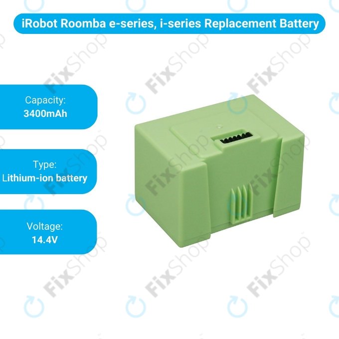 Батерия за iRobot Roomba e-series, i-series, ABL-D1, 4624864, ABL-D2, Li-Ion 14.4V 3400mAh
