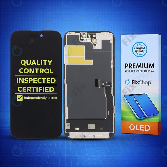 Дисплей Soft OLED за iPhone 14 Pro, Тъчскрийн с рамка, DIAGNOSTIC