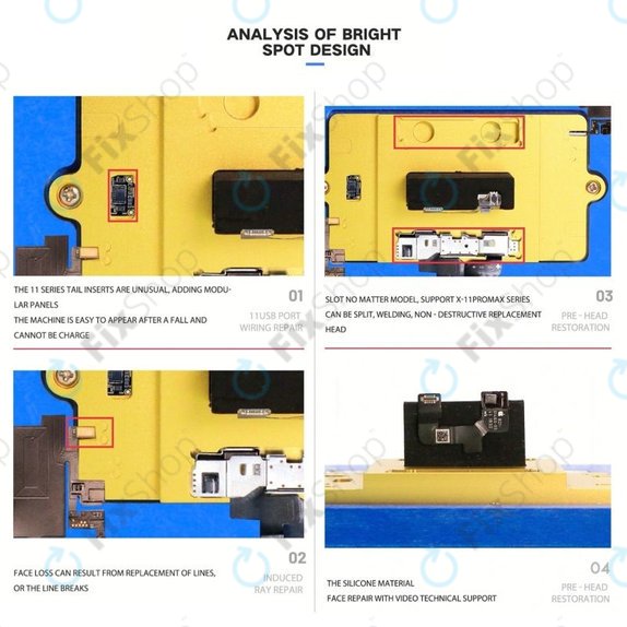Предгряваща платформа за ремонт на PCB Wylie K85 за iPhone X, XS, XS Max, 11, 11 Pro, 11 Pro Max