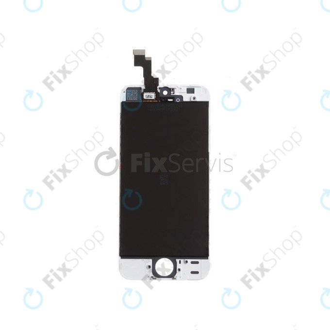 Дисплей за iPhone 5S, SE, White, Тъчскрийн с рамка