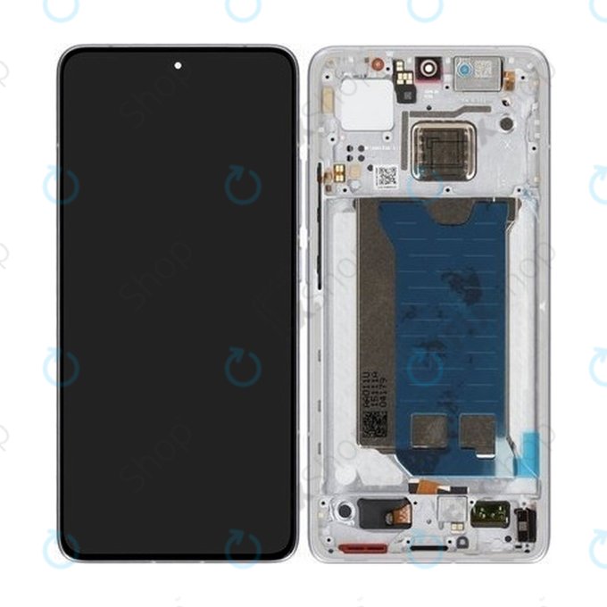 Дисплей за Xiaomi Poco F7 Pro 5G, Silver, Тъчскрийн с рамка, 56002200O1100 Genuine Service Pack