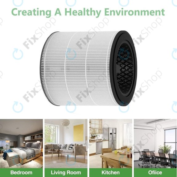 Philips 800-series, AC0830/10, AC0820/10, AC0820/30, AC0819/10 - HEPA филтър 3-в-1 (Активен въглен)