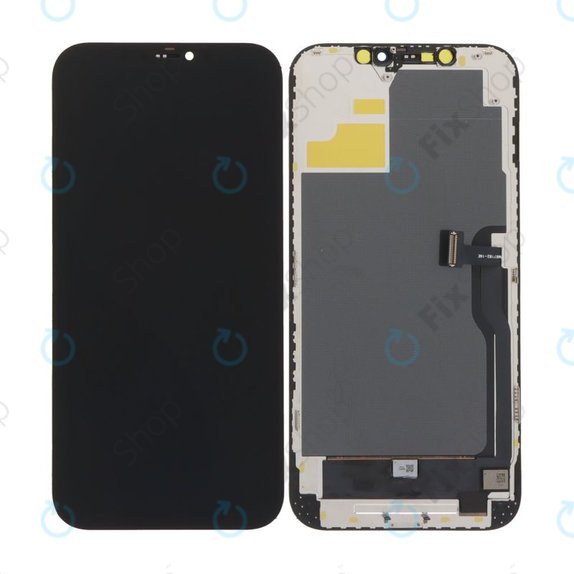 Дисплей Soft OLED за iPhone 12 Pro Max, Тъчскрийн с рамка, DIAGNOSTIC