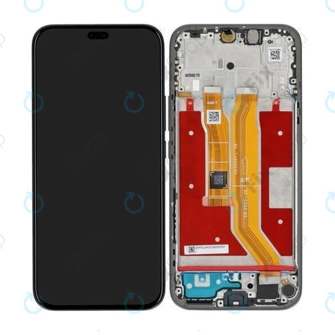 Дисплей за Honor 400 Lite, Velvet Black, Тъчскрийн с рамка, 0235ANTF Genuine Service Pack
