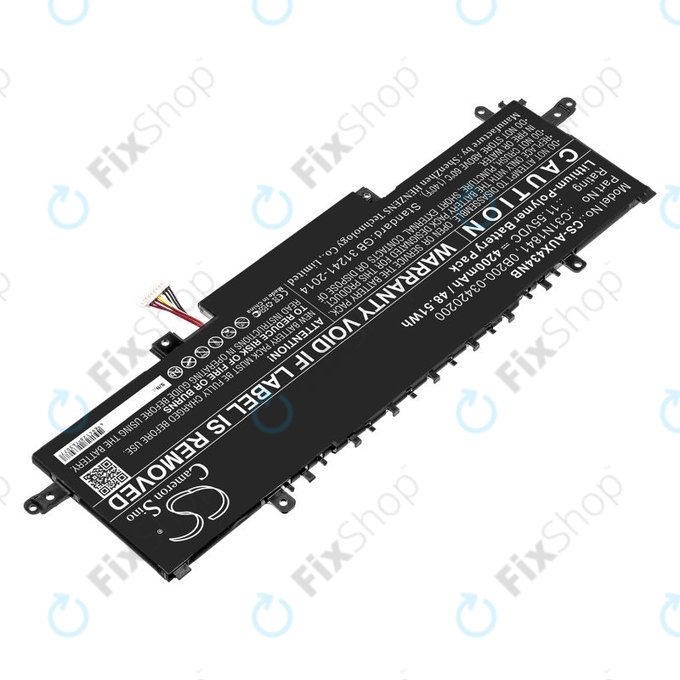 Батерия за Asus ZenBook 14, Flip 14, 4200mAh, Li-Pol, 11.55V, C31N1841, HQ