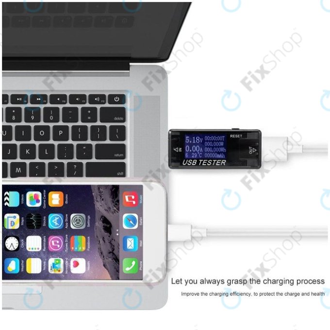 USB тестер за зареждане на смартфони, Phonefix KWS-V21