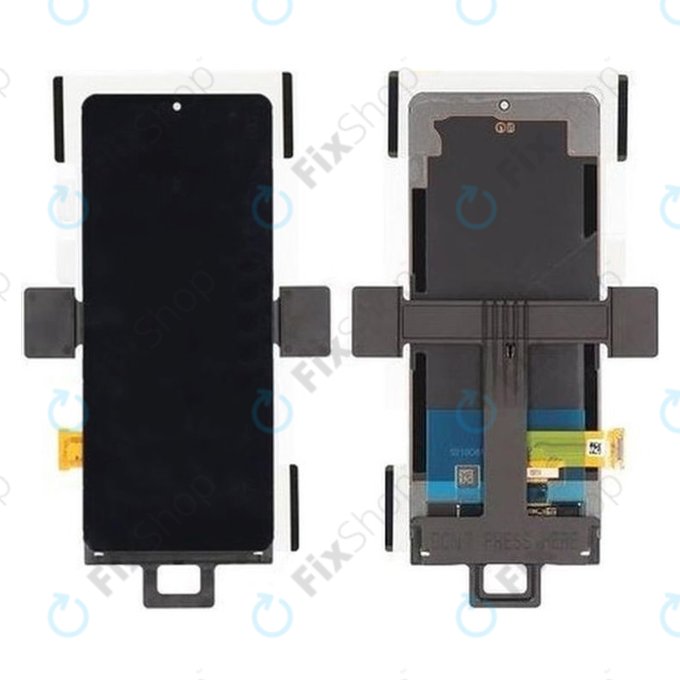 дисплей OLED за Samsung Z Flip 3 F711B, Тъчскрийн без рамка, GH96-14408A, Genuine Service Pack