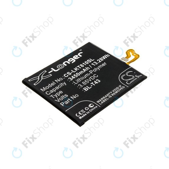Батерия за LG G8S ThinQ, ThinQ Global, 3450mAh, Li-Pol, 3.85V, BL-T43, HQ