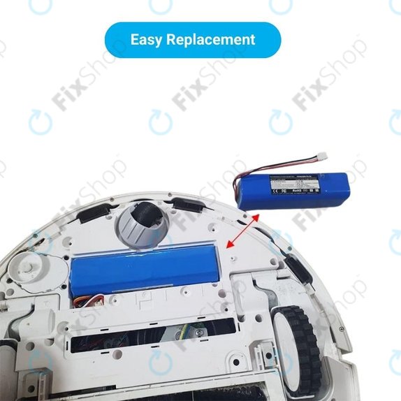Батерия за Xiaomi EVA, EVE Plus, Viomi S9, Dreame D10 Plus, L10, Lenovo T1 Pro, Lydsto R1, R1 Pro, S1, S1 Pro, XJT-2P4S-5200, Li-Ion 14.4V 5200mAh