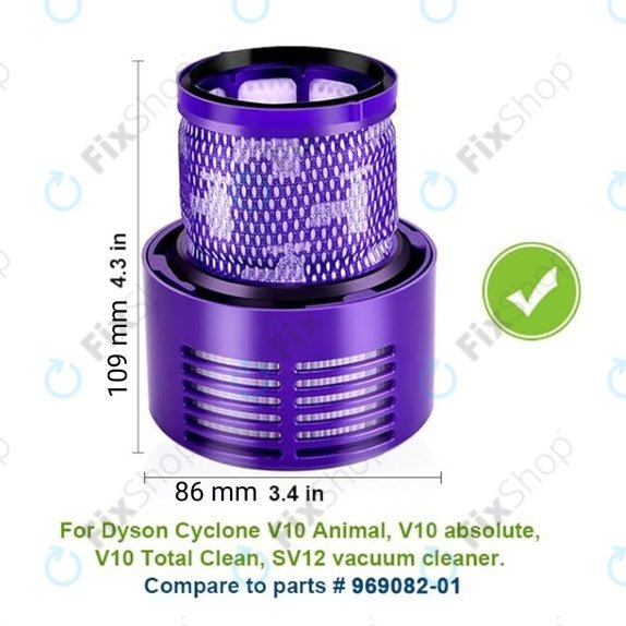 Прахов филтър за Dyson V10