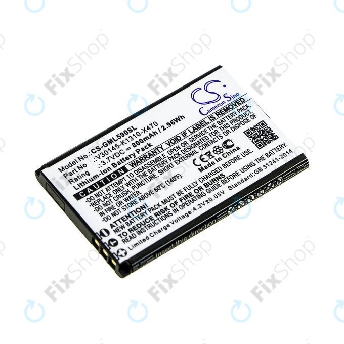 Батерия за Saiet Lumina, Ready, Single, Brondi Amico Favoloso, Gigaset GI390, 590, 800mAh, Li-Ion, 3.7V, V30145-K1310-X470, HQ