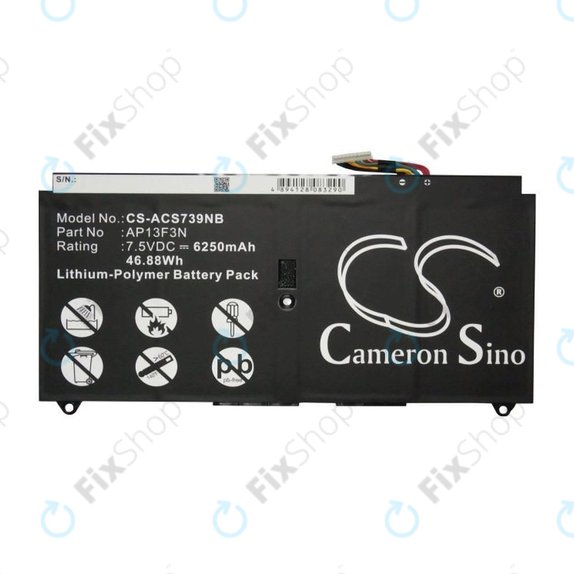 Батерия за Acer Aspire S7, 6250mAh, Li-Pol, 7.5V, AP13F3N, HQ
