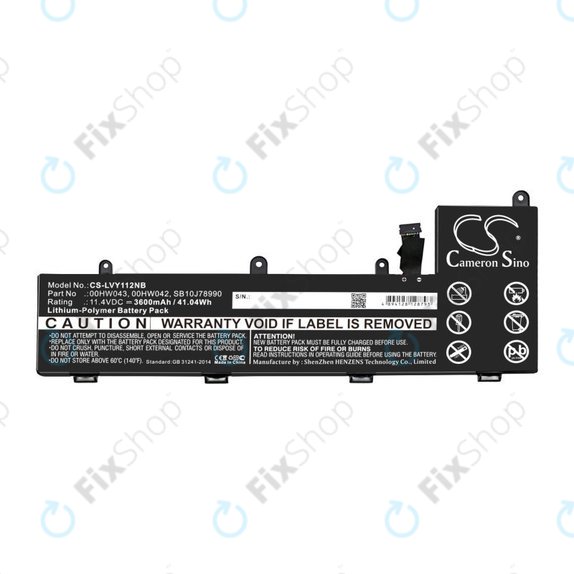 Батерия за Lenovo Yoga 11e, ThinkPad Yoga 11e ChromeBook 20, 3600mAh, Li-Pol, 11.4V, 00HW043, HQ