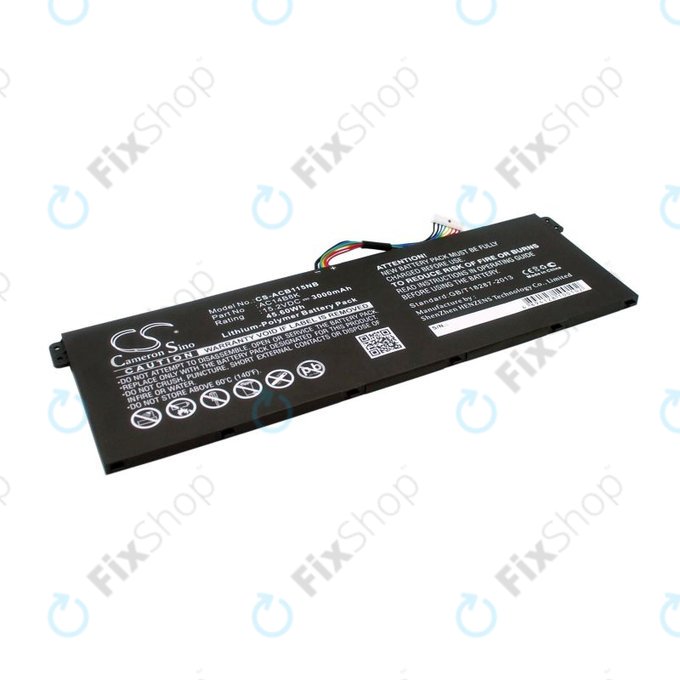 Батерия за Acer Aspire 5, 7 E5, V3, Chromebook 11, 13, 15, 3000mAh, Li-Pol, 15.2V, AC14B18K, HQ