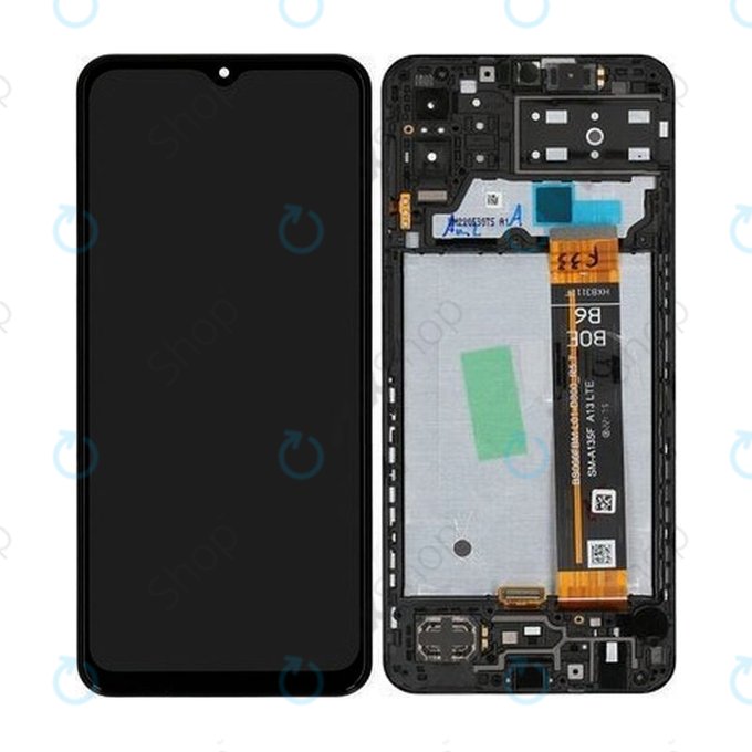 дисплей за Samsung M13 M135F, Тъчскрийн и рамка, TFT, GH82-29132A, GH82-29133A, Genuine Service Pack