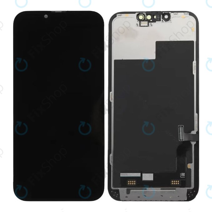 Дисплей In-Cell FHD за iPhone 13, Тъчскрийн с рамка, FixPremium