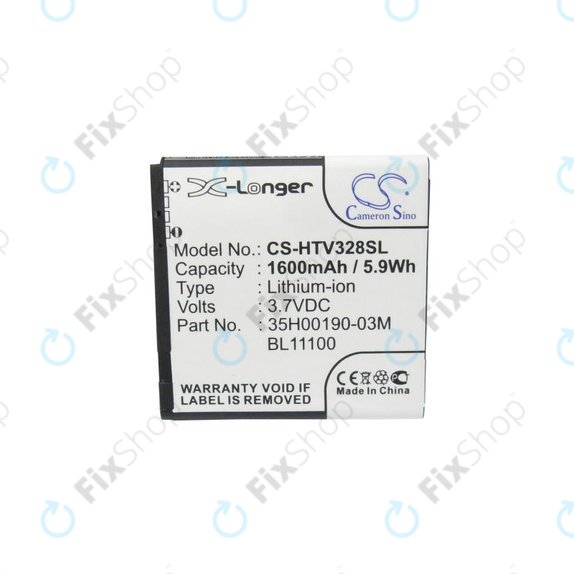 Батерия за HTC Desire X, Desire V, 1600mAh, Li-Ion, 3.7V, 35H00190-03M, HQ