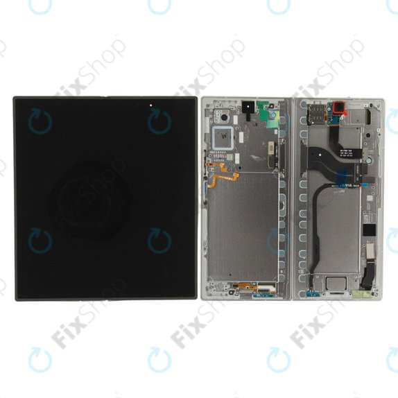 Дисплей за Samsung Z Fold 7 F966B, Silver Shadow, Тъчскрийн с рамка, GH82-37548A Genuine Service Pack