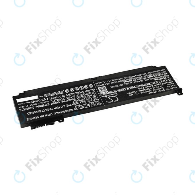 Батерия за Lenovo ThinkPad T460S, T470S, 2000mAh, Li-Pol, 11.4V, 00HW025, HQ