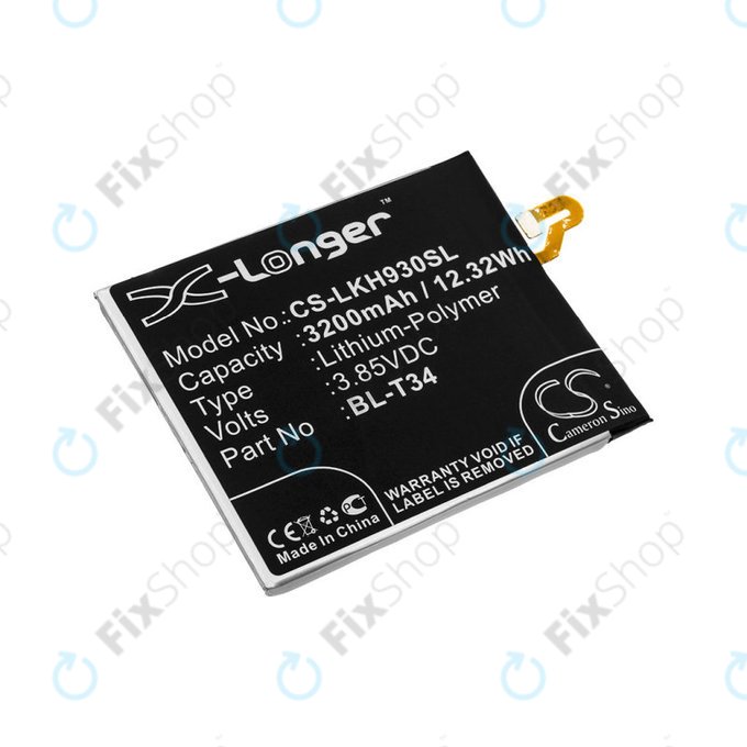 Батерия за LG H930, V30, V35, 3200mAh, Li-Pol, 3.85V, BL-T34, HQ