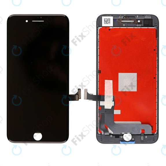 Дисплей за iPhone 8 Plus, Black, Тъчскрийн с рамка, Refurbished