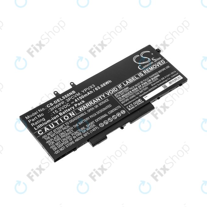 Батерия за Dell Latitude 5501, Latitude 5401, Latitude 14 5410, Latitude 15 5511, 4150mAh, Li-Ion, 15.2V, 3HWPP, HQ