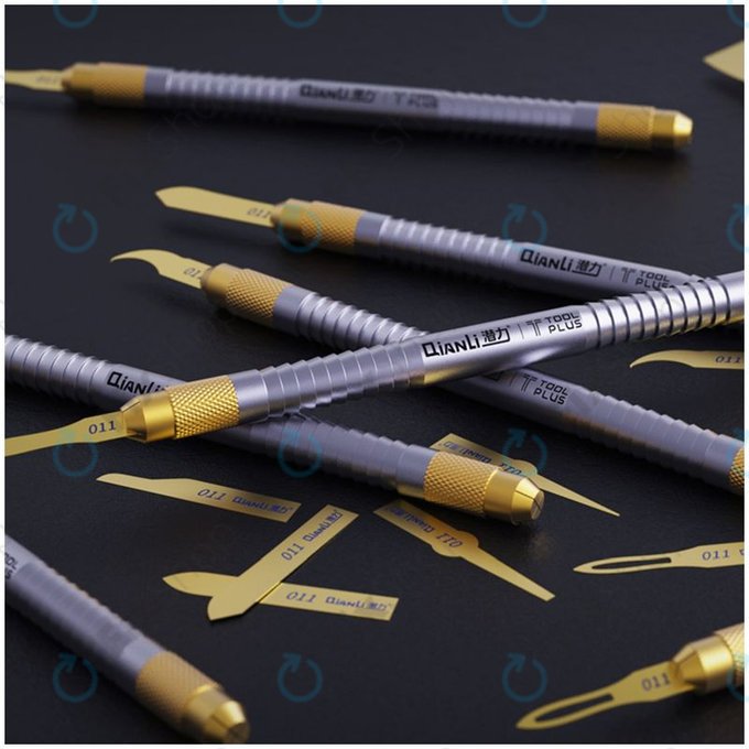 Ръчно полирани остриета с дръжка 16в1, QianLi ToolPlus 011