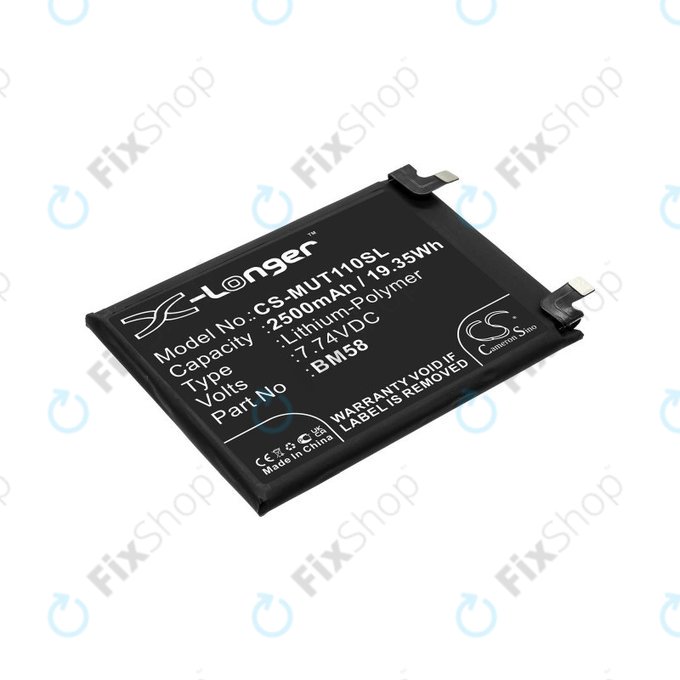 Батерия за Xiaomi 11T Pro, 2500mAh, Li-Pol, 7.74 V, BM58, HQ