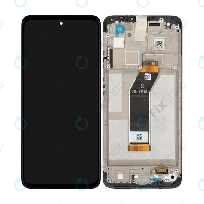 дисплей за Xiaomi Redmi 10 (2022) 21121119SG 22011119UY, Тъчскрийн и рамка, TFT, 560001K19S00, Carbon Gray, Genuine Service Pack