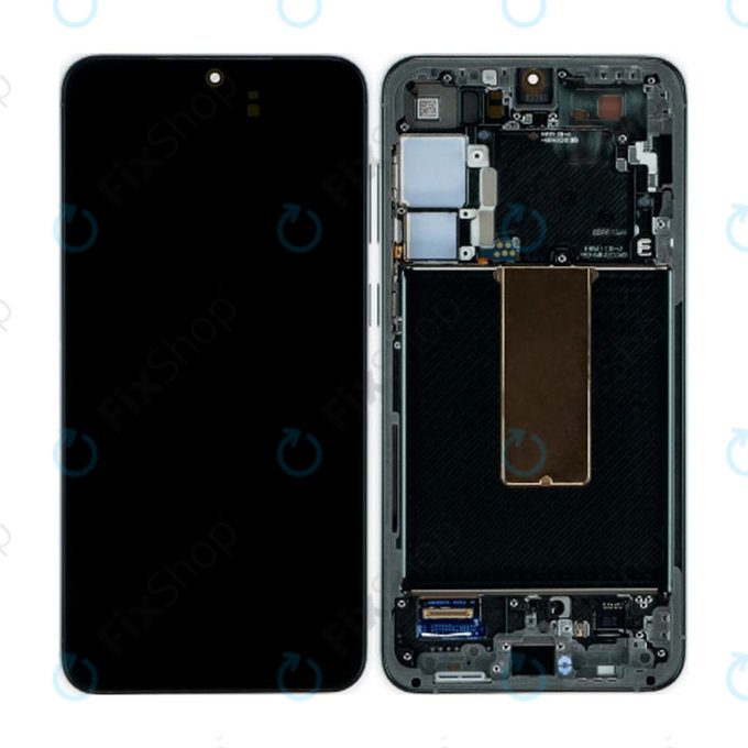 дисплей OLED за Samsung S23 Plus S916B, Тъчскрийн и рамка, Phantom Black