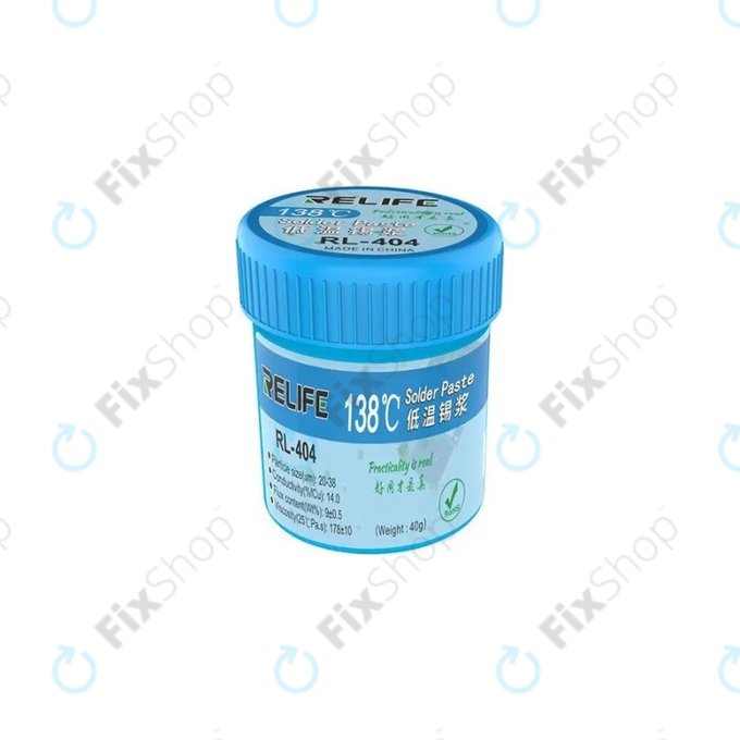 Спойка паста 138°C (40g), Relife RL-404