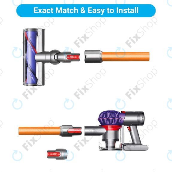 Смукателна тръба за Dyson V-series, Outsize, оранжев, Orange