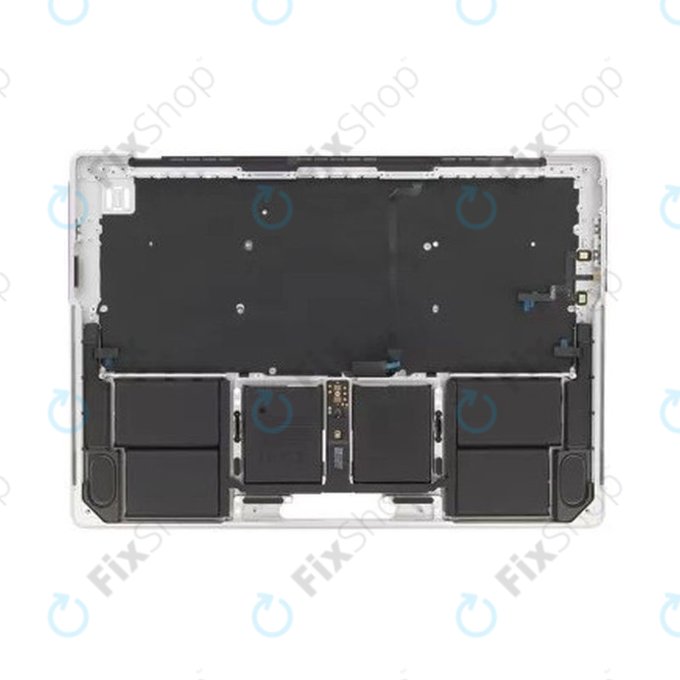Горен корпус с клавиатура за MacBook Pro 14", A3185 (2024), с US клавиатура и батерия, Silver, 661-50211, Genuine Apple
