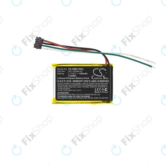 Батерия за Garmin 3LA037240, Edge 130, 150mAh, 361-00086-02, HQ