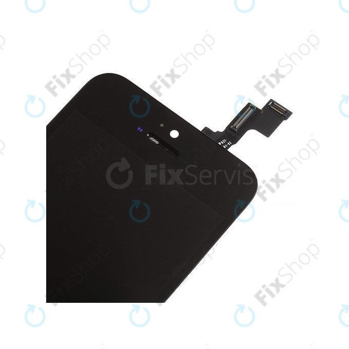 Дисплей за iPhone 5S, SE, Black, Тъчскрийн с рамка