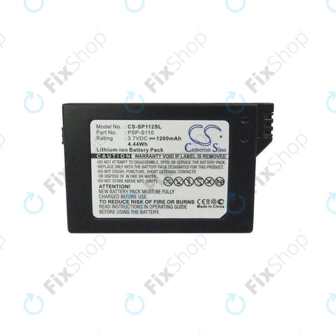 Батерия за Sony PlayStation Portable 2000, PSP-S110, 1200mAh, HQ