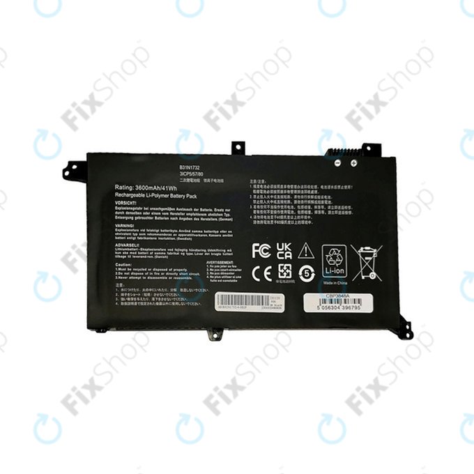 Батерия за Asus X571GD-BQ275T, Li-Ion 11.55V, 3600mAh, 77051179, Genuine Service Pack