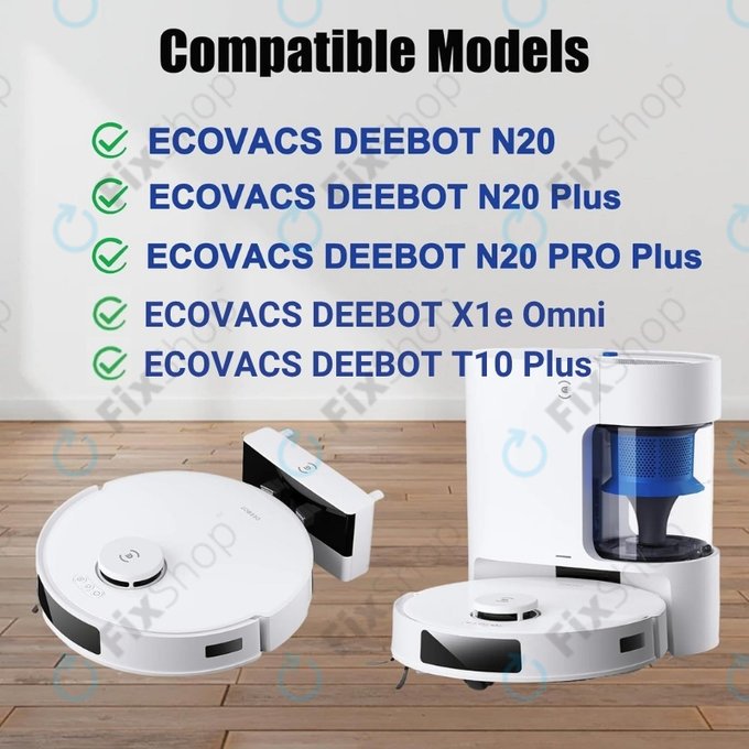 HEPA филтър, 2 бр. за Ecovacs Deebot N20, N20 Plus, N20 Pro Plus