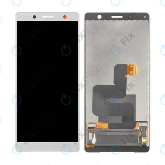 дисплей за Sony Xperia XZ2 Compact, Тъчскрийн без рамка, сребърен, Сребро, Silver, TFT