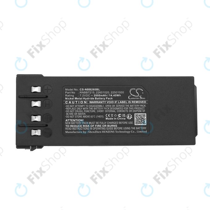 Батерия за Hiab 077 Hiduo, 088CL, 095, 2000mAh, Ni-MH, 7.2V, RNBB7215, 2.250.1000, HQ