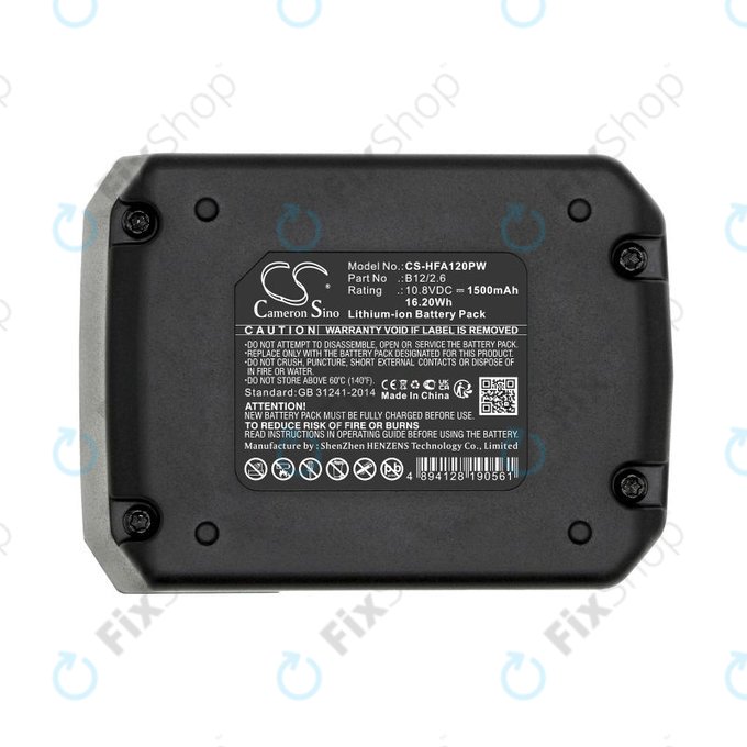 Батерия за Hilti PR 2-HS A12, 1500mAh, Li-Ion, 10.8V, B12/2.6, B12/4.0, 2077977, HQ