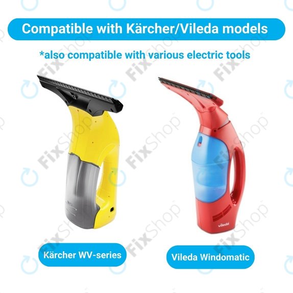 Батерия за Karcher WV1, WV2, WV2 Plus, WV2 Premium, WV50 Plus, WV70 Plus, INR18650, Li-Ion 3.7V 2900mAh, HQ