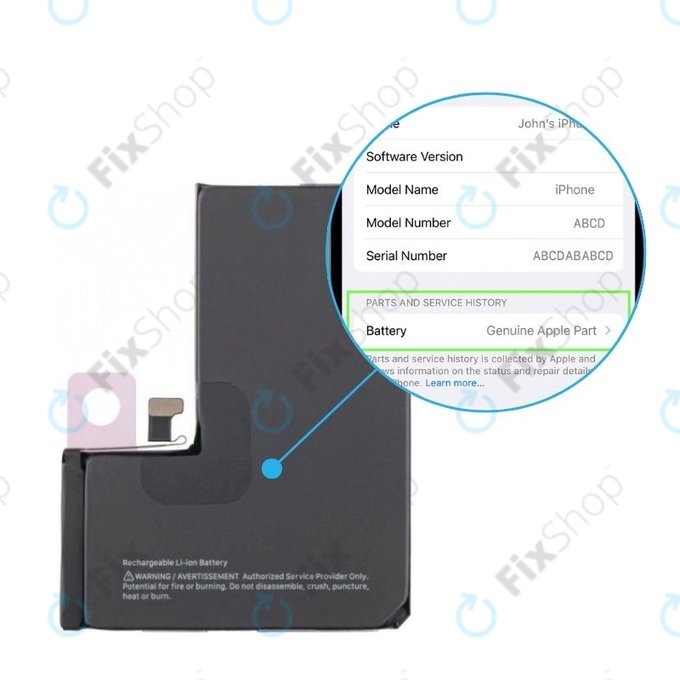 Батерия за iPhone 14 Pro, 3200mAh, 661-30382, Genuine Apple