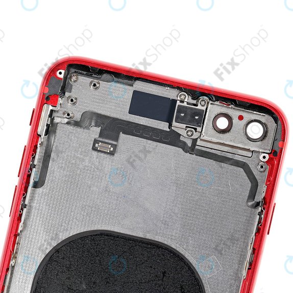 Заден калъф със малки части за iPhone 8 Plus, червен, Red