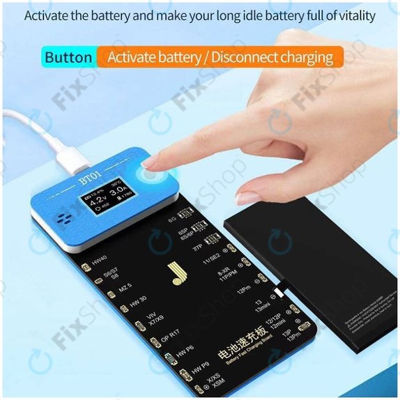 Платка за бързо зареждане на батерии (iPhone 6 – 13 Pro Max), JC BT01