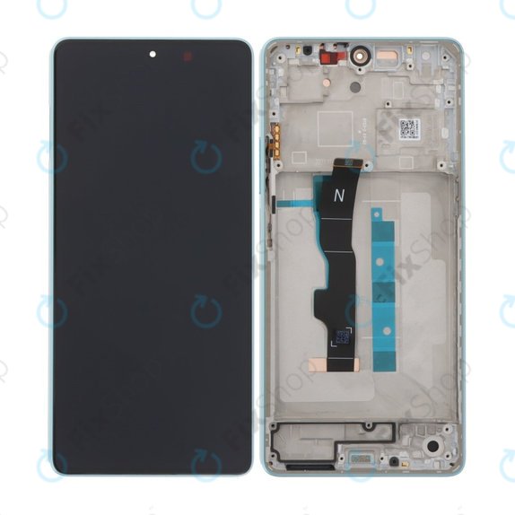 Дисплей за Xiaomi Redmi Note 13 5G 2312DRAABC, Ocean Teal, Тъчскрийн с рамка
