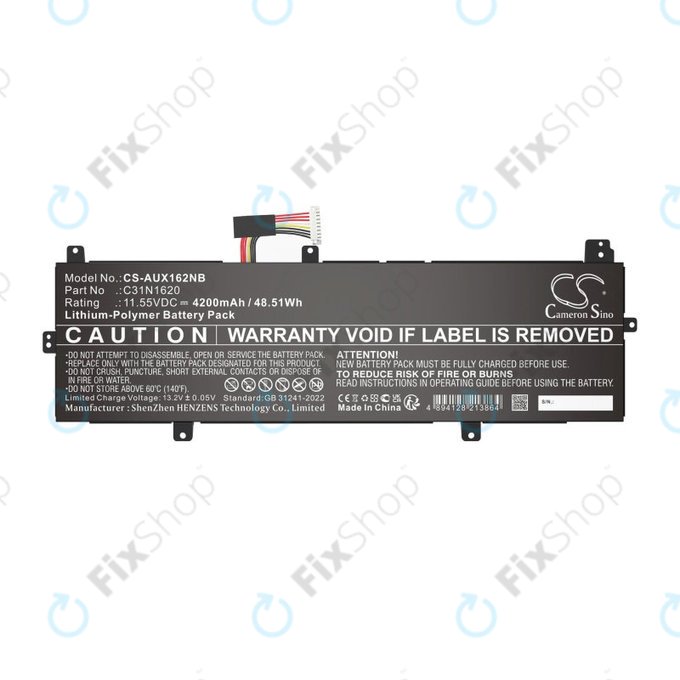 Батерия за Asus BX430, Expertbook B5440fa, P5240ua-1a, 4200mAh, Li-Pol, 11.55V, C31N1620, HQ