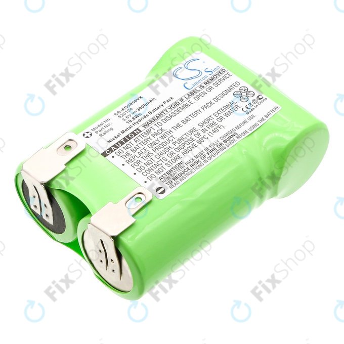 Батерия за AEG Electrolux Junior 3000, 520104, Ni-MH 3.6V 3000mAh, HQ
