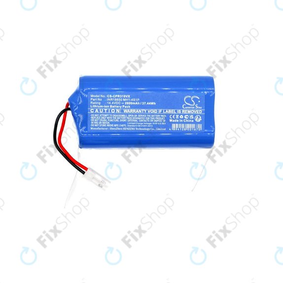 Батерия за Concept VR3110, VR3115, VR3000, 2600mAh, Li-Ion, 14.4V, INR18650 MH1-4S1P, HQ